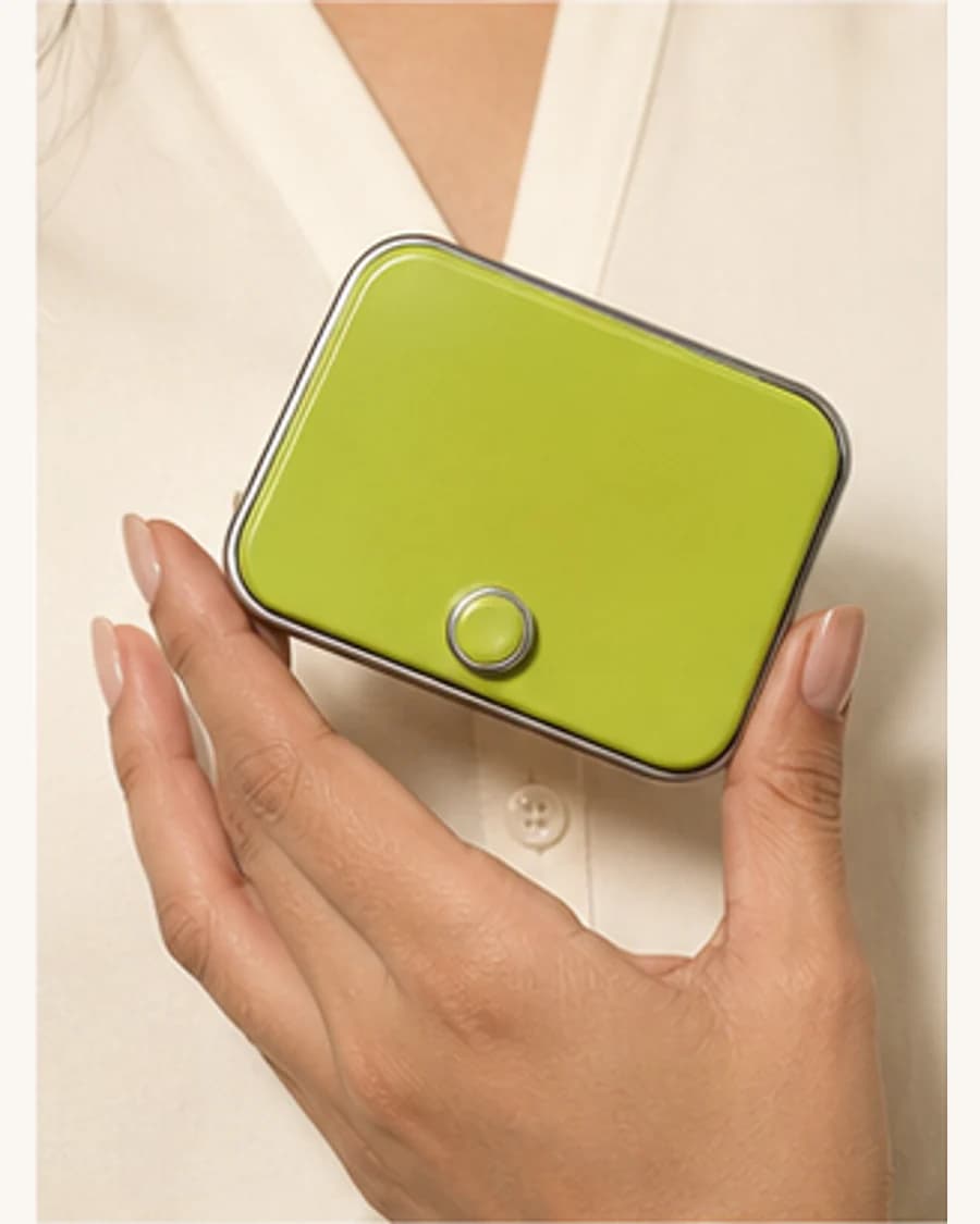 Studio Card Wallet: front styling view on an adult Indian model