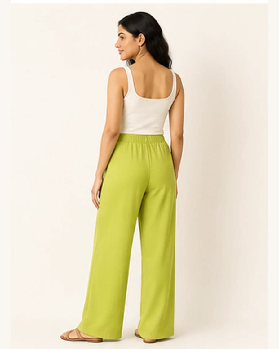 Studio Pull On Pant: three-quarter styling view
