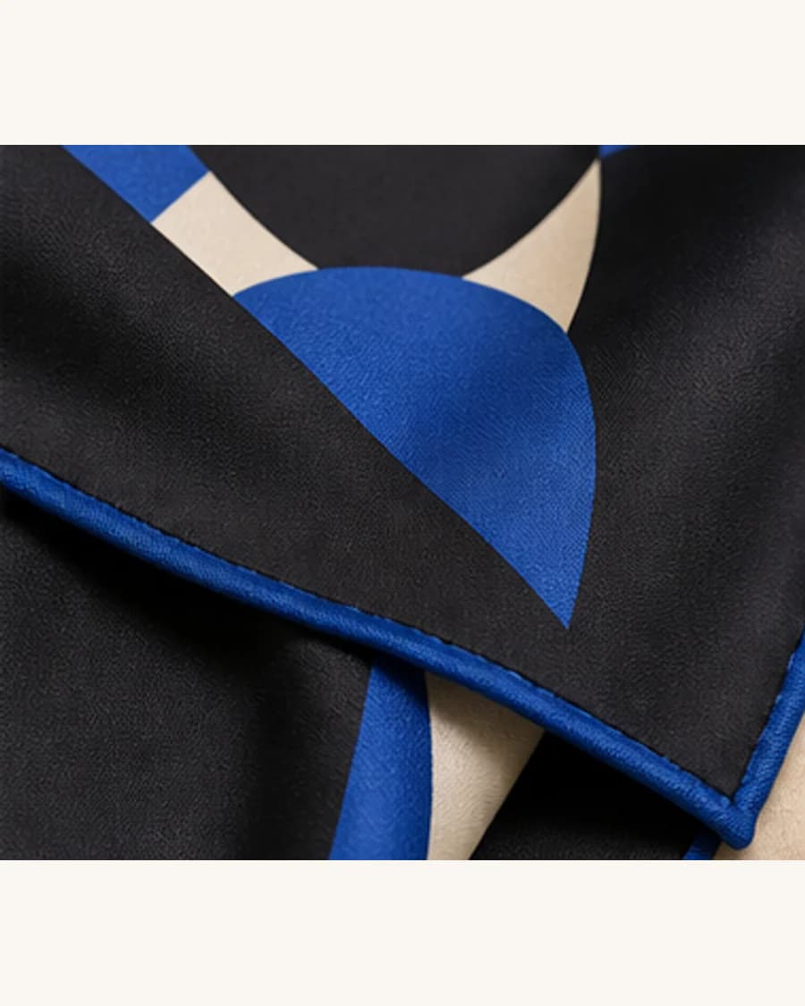 Studio Silk Touch Scarf: close-up detail view