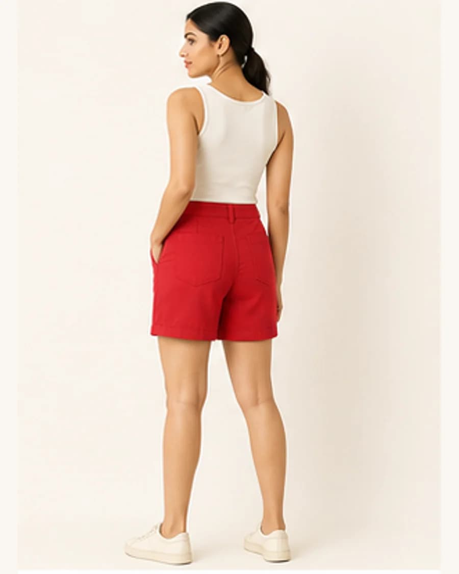 Studio Utility Short: three-quarter styling view