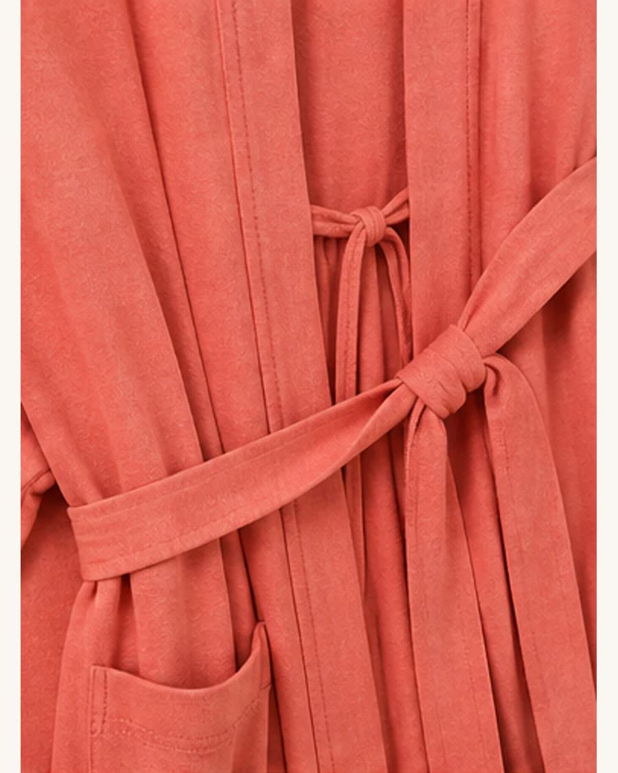 Sunday Soft Robe: close-up detail view