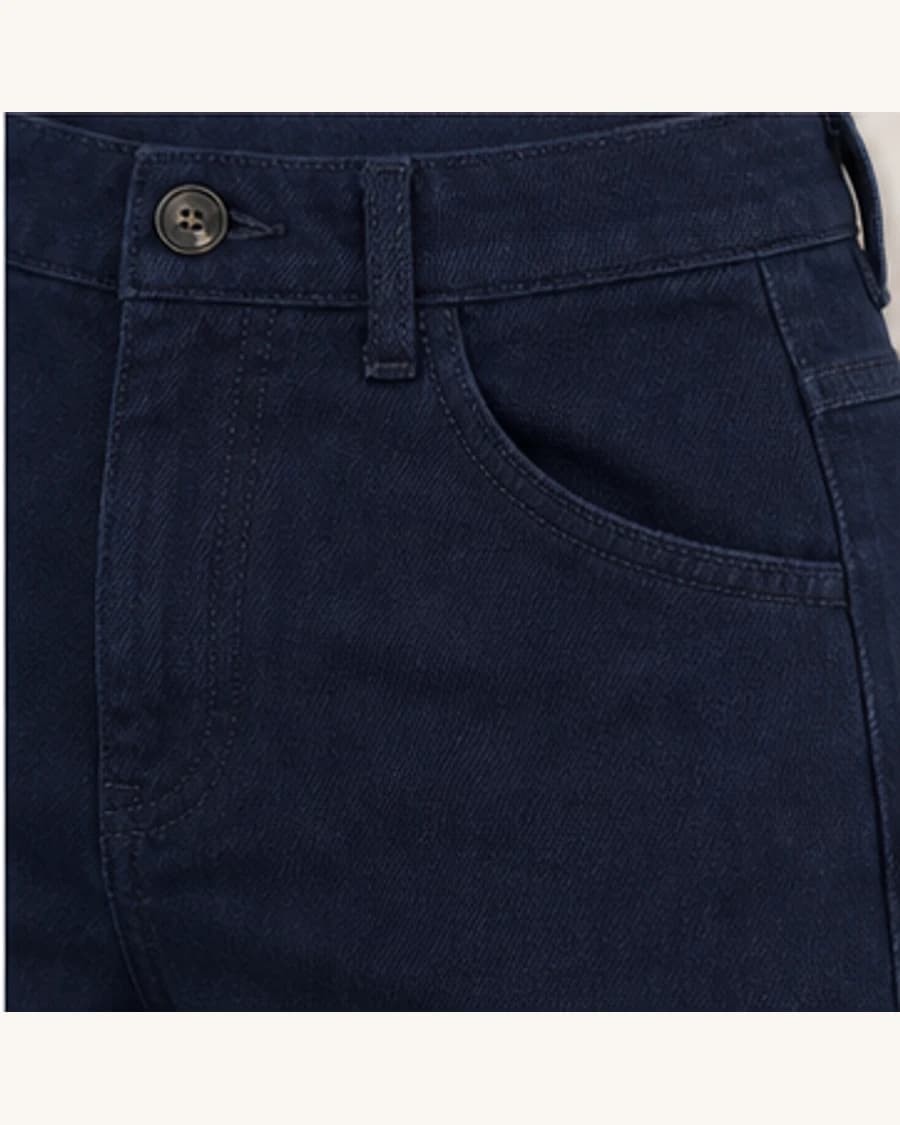 Terrain Barrel Jean: close-up detail view