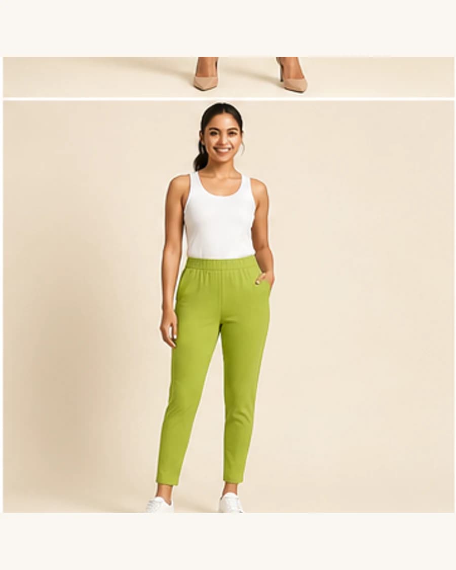 Terrain Pull On Pant: front styling view on an adult Indian model