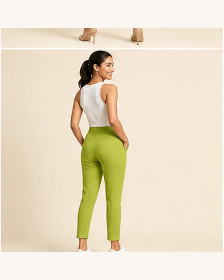 Terrain Pull On Pant: three-quarter styling view