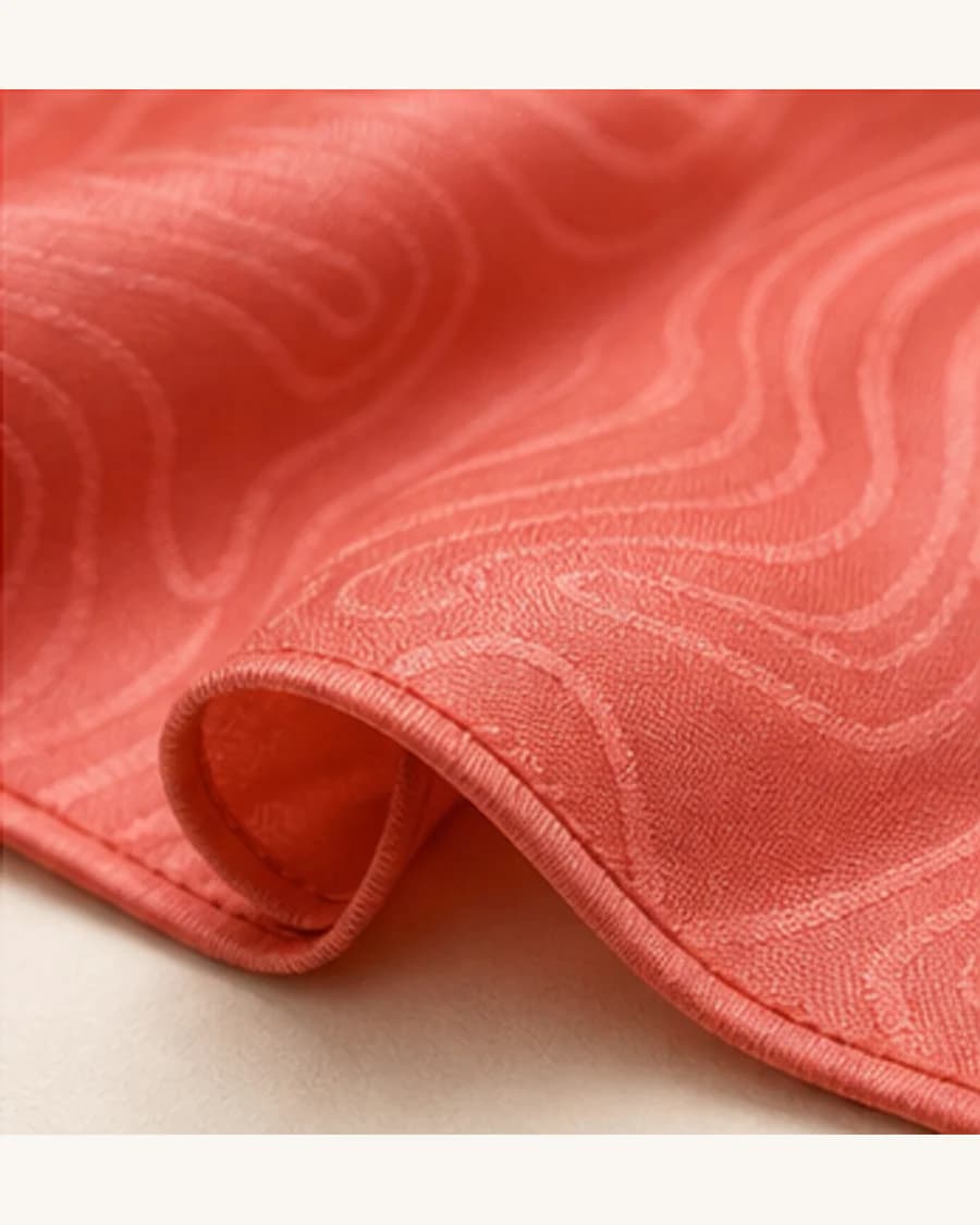 Terrain Silk Touch Scarf: close-up detail view