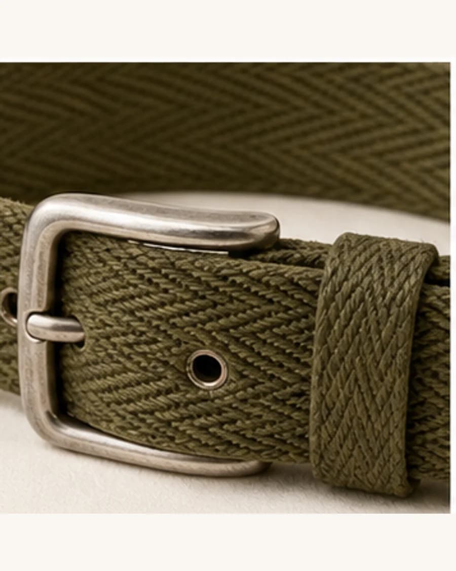 Terrain Slim Belt: close-up detail view