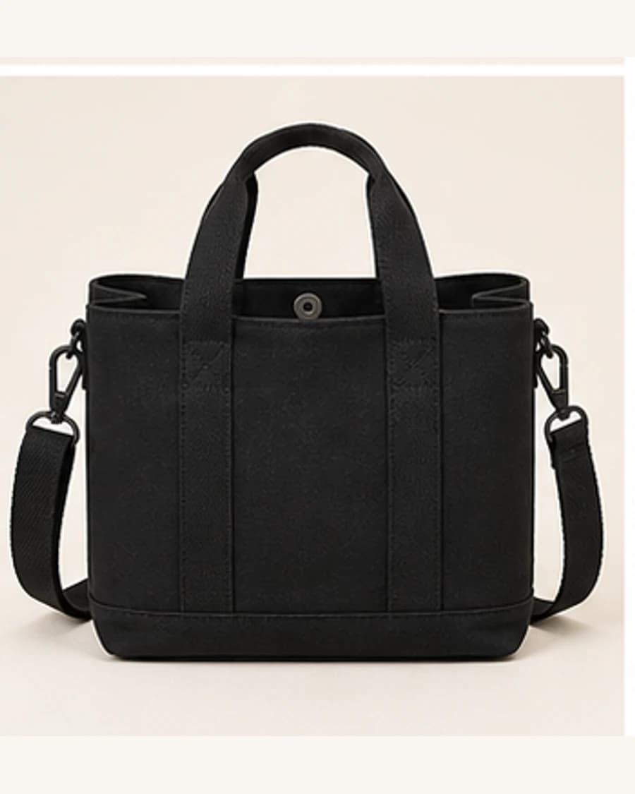 Canvas Mini Tote: product-only view