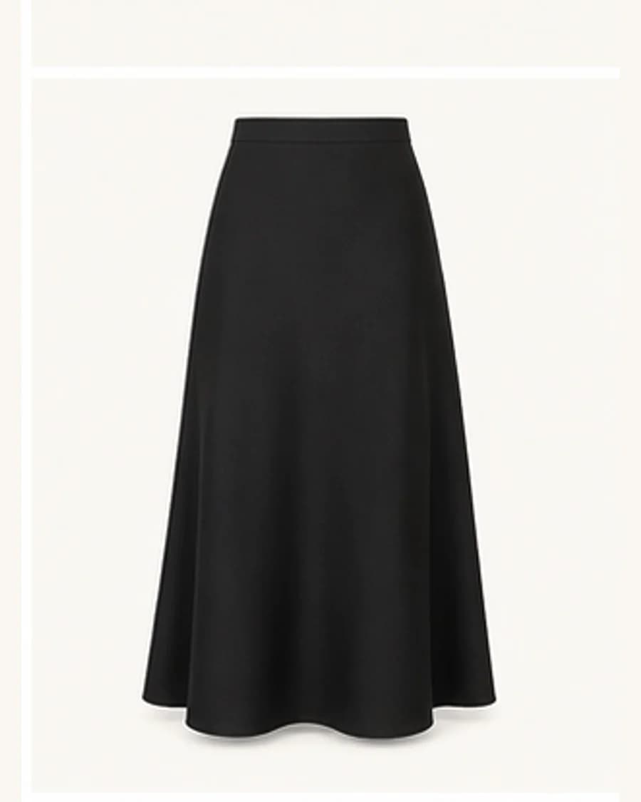 Harbour Bias Midi Skirt: product-only view
