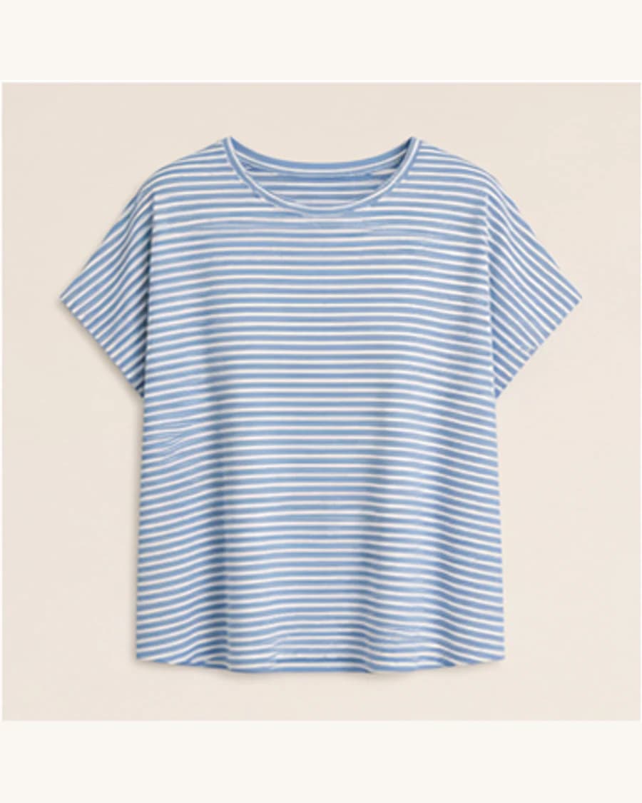 Harbour Stripe Crew Top: product-only view