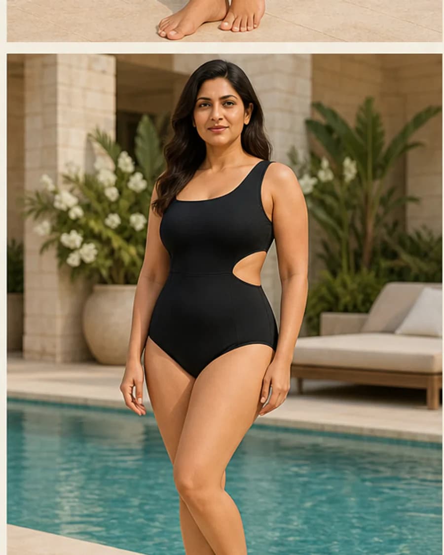 Marina Cutout Swimsuit: product-only view