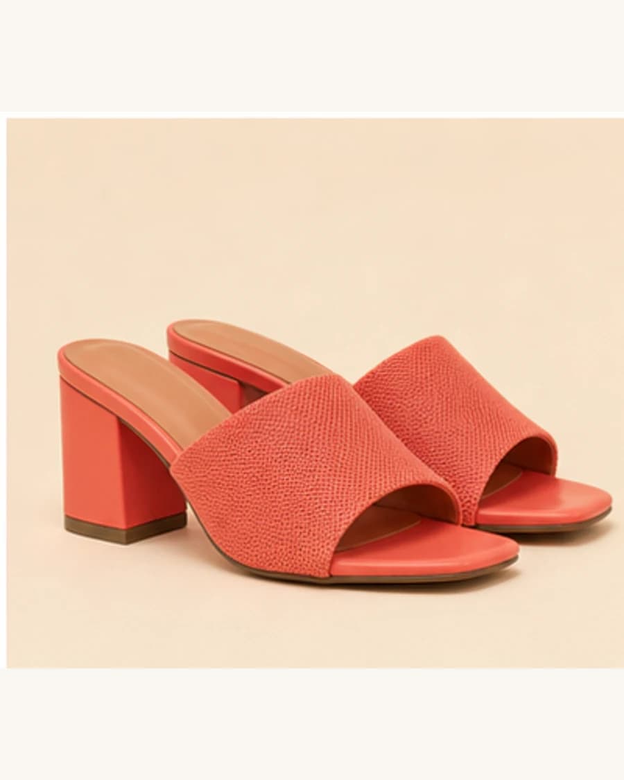Metro Block Heel Mule: product-only view
