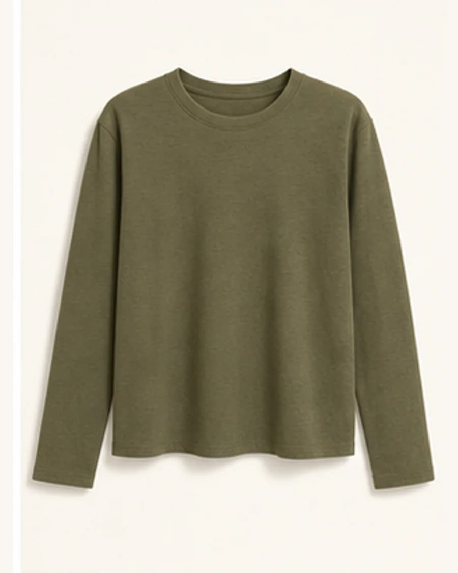 Metro Knit Long Sleeve Tee: product-only view
