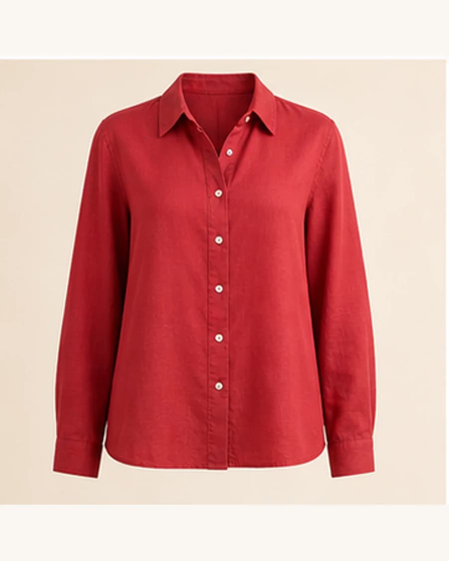 Muse Satin Relaxed Shirt: product-only view