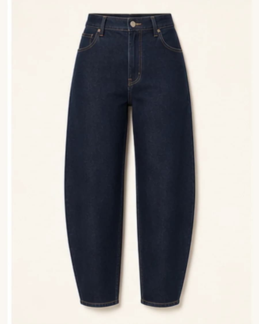 Studio Barrel Jean: product-only view