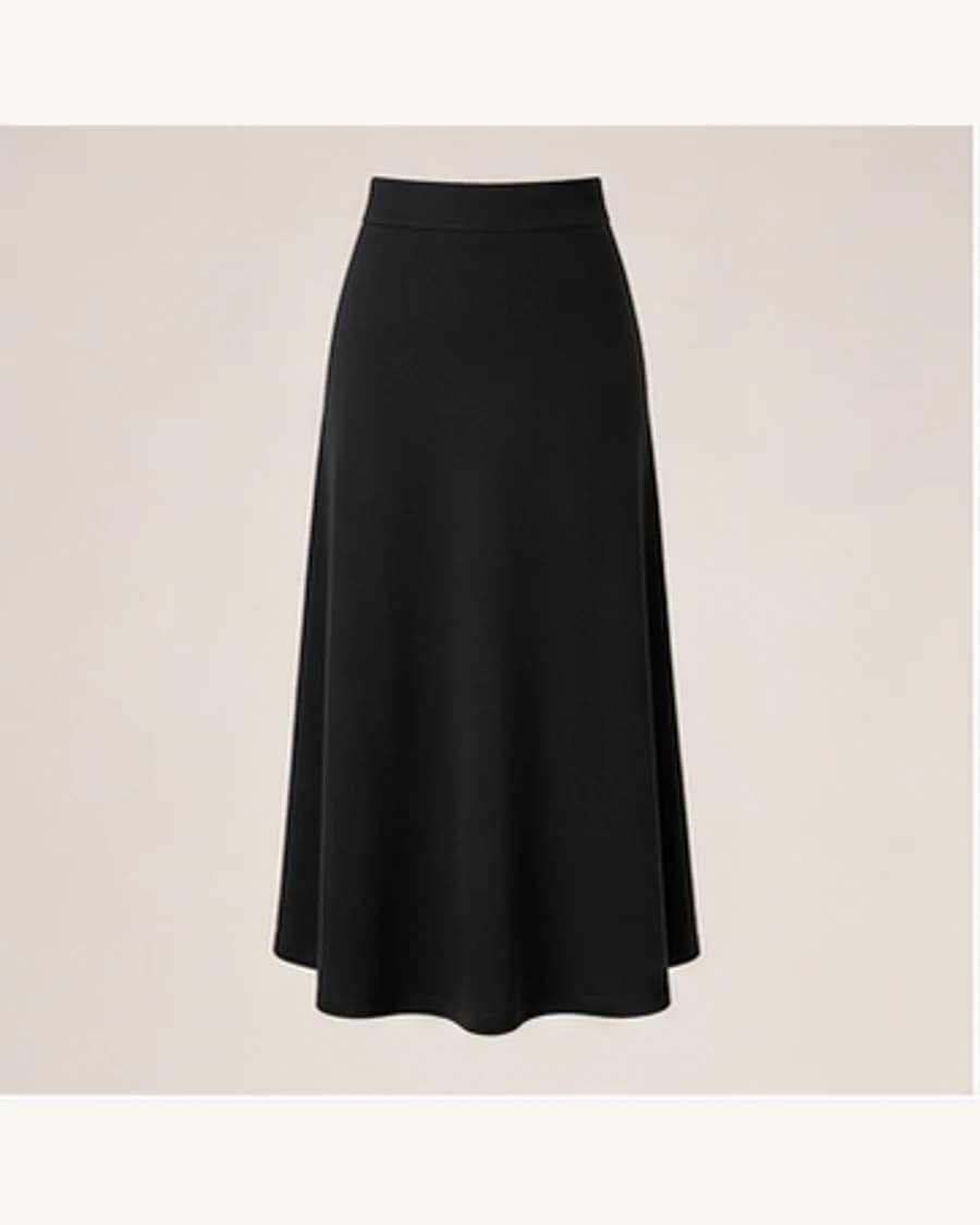Terrain Bias Midi Skirt: product-only view