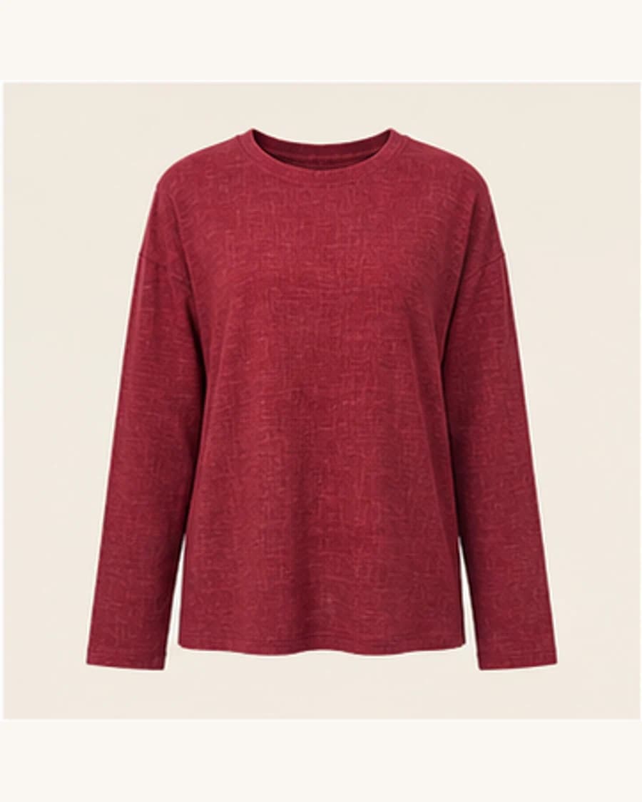 Terrain Textured Long Sleeve Tee: product-only view