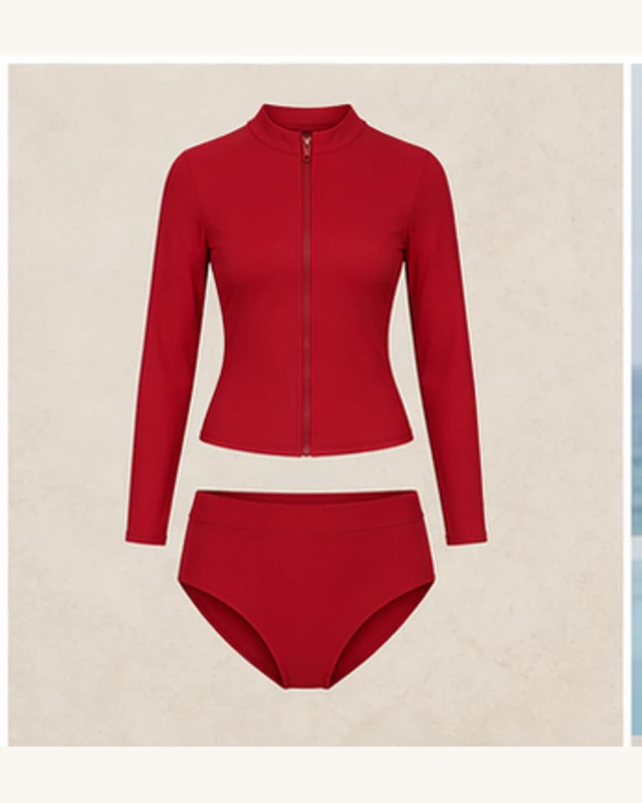Tidal Long Sleeve Swim Set: product-only view
