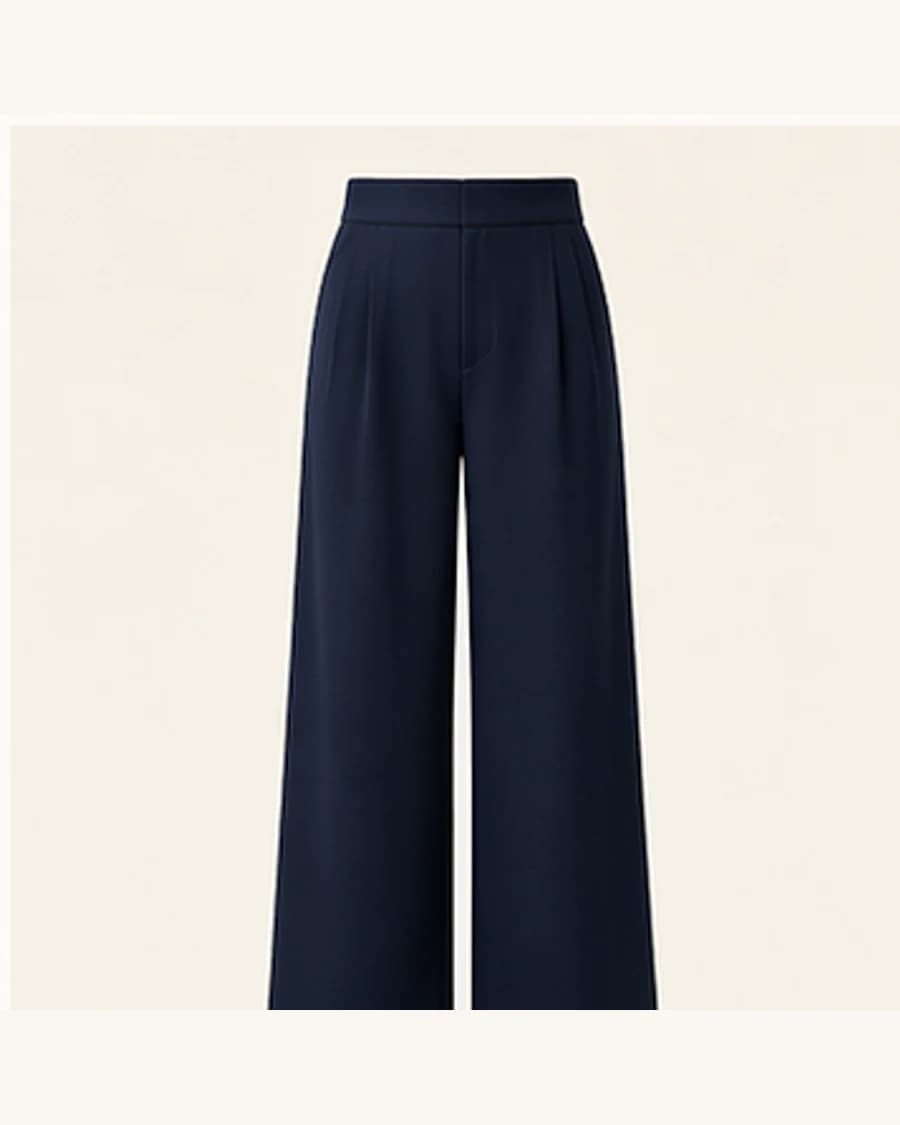 Wide Leg Trousers: product-only view